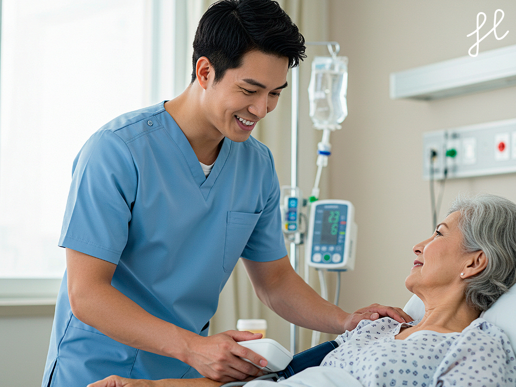 Comparison of median registered nurse wages across healthcare work settings